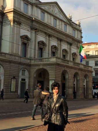 at the temple of art, La Scala